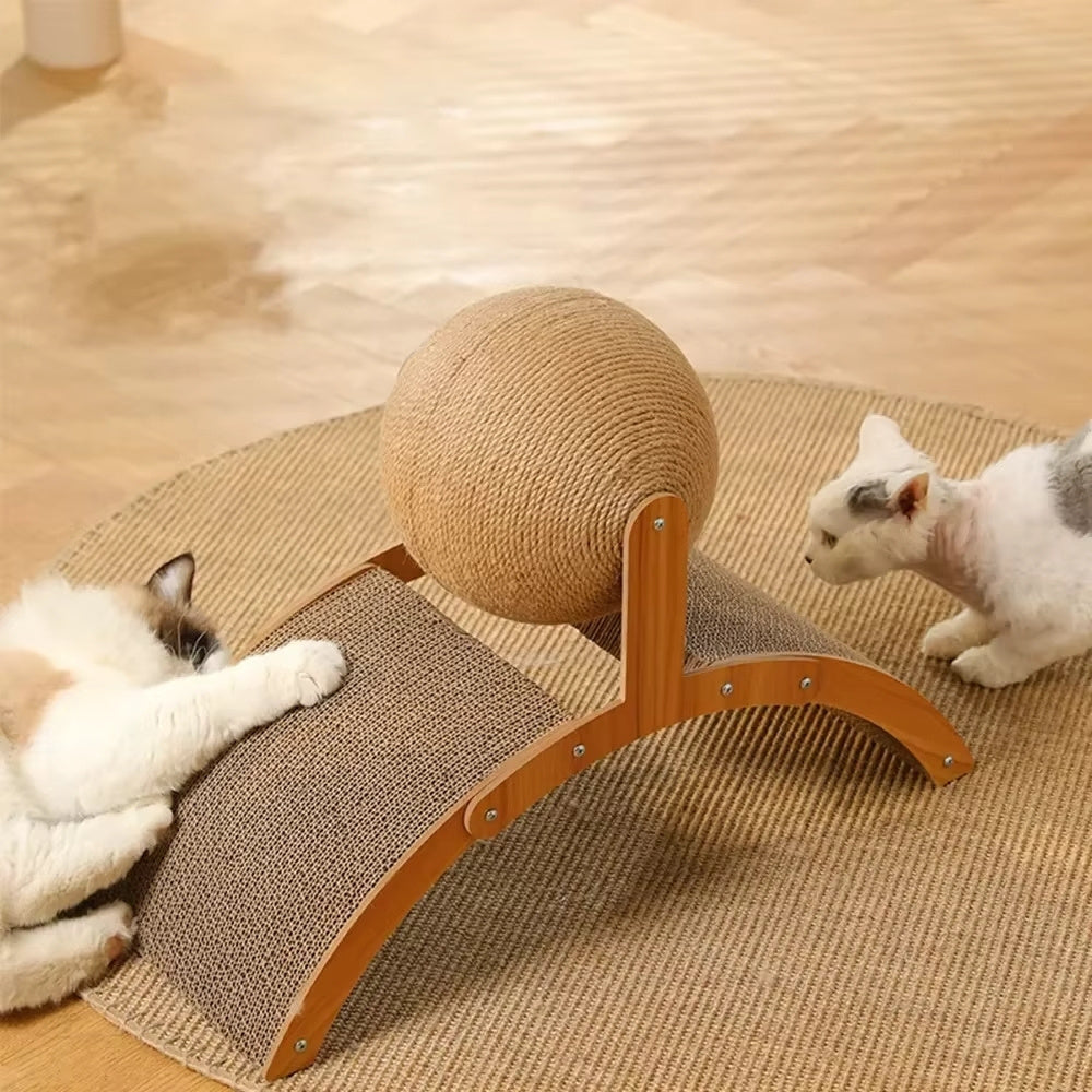 Kattklösare 2-i-1 Boll & Matta